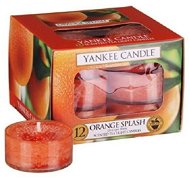 YANKEE CANDLE čajové sviečky 12 x 9,8 g Orange Splash - Sviečka