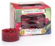 YANKEE CANDLE Tea Candles 12 x 9.8g Pink Hibiscus - Candle