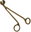 Knot Scissors Bronze