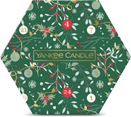 YANKEE CANDLE - Vianočná darčeková súprava, 18× čajová sviečka a svietnik - Darčeková sada