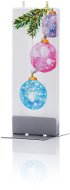 FLATYZ Flat Pink and Blue Hanging Christmas Ornaments - Sviečka