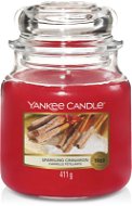 YANKEE CANDLE Classic Sparkling Cinnamon, közepes méretű, 411 gramm - Gyertya
