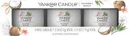 YANKEE CANDLE Coconut Beach set Sampler 3× 37 g - Gift Set