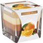 BISPOL tříbarevná skořice pomeranč 170 g - Svíčka