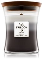 Gyertya WOODWICK Trilogy Warm Woods Medium Candle 275 gramm - Svíčka