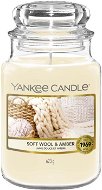 YANKEE CANDLE Soft Wool & Amber 623 g - Gyertya