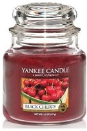 YANKEE CANDLE Classic Black Cherry, közepes méretű, 411 gramm - Gyertya