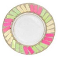 YANKEE CANDLE small plate Pink/Green - Candle Accessory