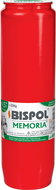 BISPOL cemetery candle Memoria red 108 h - Candle