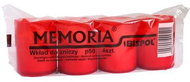 BISPOL cemetery candles Memoria red 4×50 g - Candle Set