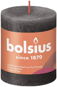 BOLSIUS rustikálna sviečka búrlivo sivá 80 × 68 mm - Sviečka