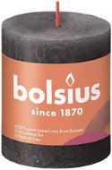 BOLSIUS rustikálna sviečka búrlivo sivá 80 × 68 mm - Sviečka
