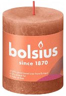 BOLSIUS rozsda rózsaszín rusztikus gyertya 80 × 68 mm - Gyertya