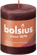 BOLSIUS rustikální svíčka sametově červená 80 × 68 mm - Svíčka