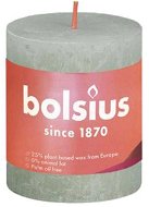 BOLSIUS rustikálna sviečka hmlová zelená 80 × 68 mm - Sviečka