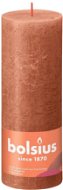BOLSIUS rozsdás rózsaszín rusztikus, oszlopos 190 × 68 mm - Gyertya