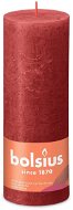 BOLSIUS rustikální sloupová jemná červená 190 × 68 mm - Svíčka