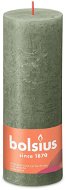 BOLSIUS rusztikus oszlopos, olajzöld 190 × 68 mm - Gyertya