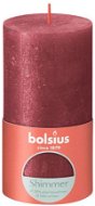 BOLSIUS rustikálna stĺpová červená 130 × 68 mm - Sviečka