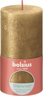 BOLSIUS rustikální sloupová zlatá 130 × 68 mm - Svíčka