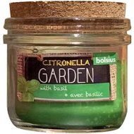 BOLSIUS Citronella zahradní s korkem Basillicum 80 × 83 mm - Svíčka