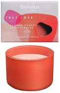 BOLSIUS True Love pomeranč a bílé květy 63 × 90 mm  - Svíčka