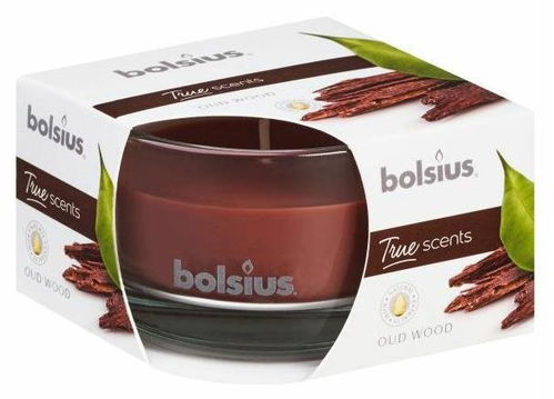 Bolsius True Scents Apple Cinnamon Candle in Glass, Scented