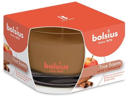 BOLSIUS True Scents Apple Cinnamon 63 × 90 mm - Svíčka