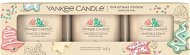 YANKEE CANDLE Christmas Cookie 3× 37 g - Gift Set
