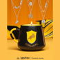 Charmed Aroma Harry Potter Hufflepuff  - Mrzimor 326 g + nyaklánc 1 db - Gyertya