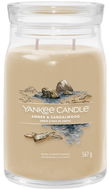 YANKEE CANDLE Signature sklo 2 knôty Amber & Sandalwood 567 g - Sviečka