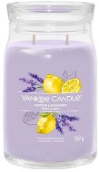 YANKEE CANDLE Signature üveg 2 kanóc Lemon Lavender 567 g - Gyertya