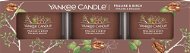 YANKEE CANDLE Praline & Birch 3× 37 g - Ajándék szett