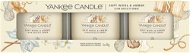 YANKEE CANDLE Soft Wool & Amber 3×37 g - Gift Set