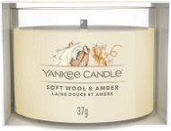 YANKEE CANDLE Soft Wool & Amber 37 g - Sviečka
