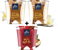 GLADE Vanilla & Apple 3× 129 g - Svíčka