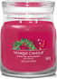 YANKEE CANDLE Signature 2 knôty Sparkling Winterberry 368 g - Sviečka