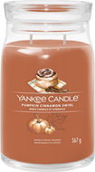 YANKEE CANDLE Signature Pumpkin Cinnamon Swirl 567 g, 2 kanóc - Gyertya