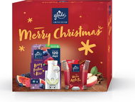 GLADE Candle Apple Pie + Electric Berry Festive 112 g + 20 ml - Sada sviečok