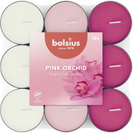 BOLSIUS Pink Orchid 260 g, 18 ks - Sada svíček