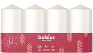 BOLSIUS Pillar Cloudy White 4 pcs, 534 g - Candle Set