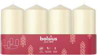 BOLSIUS Pillar Soft Pearl 4 ks, 534 g - Sada svíček