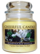 CHEERFUL CANDLE Honeysuckle Vanilla 454 g - Candle