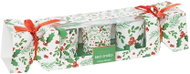 ATMOSPHERA Set of 3 Holly Print Scented Candles in a Glass, 45g - Candle Set