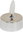 8 LED Tea Lights, Diameter 5.5cm, Silver Metal
