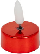ATMOSPHERA Set of 8 LED Tea Lights, Diameter 5.5 cm, Red Metal - LED Candle
