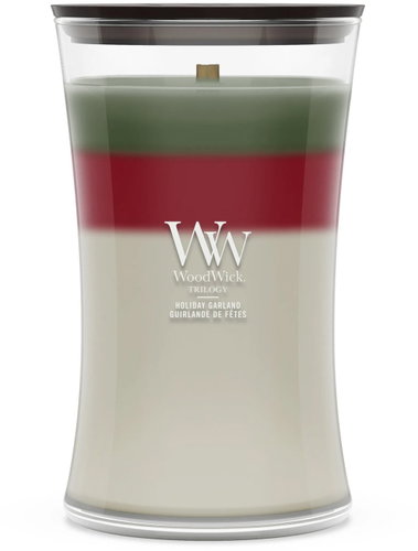 WOODWICK Trilogy Holiday Garland 610 g - Candle - Main image