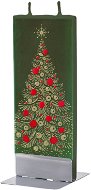 FLATYZ Gold Christmas Tree On Green 80 g - Sviečka