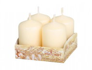 Nohel garden Svíčka adventní matná 4 × 6 cm, 4 ks - Sada svíček