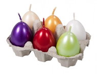 Nohel garden Vejce mix velikonoční perleťová 4,5 × 6 cm - Svíčka